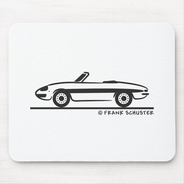 1966 Alfa Romeo Duetto Spider Veloce Mouse Mat (Front)