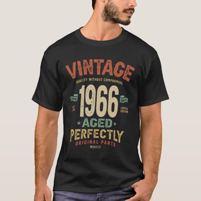 1966 Birthday 58 Years Old T-Shirt (Front)