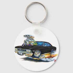 1966 Chevelle Black Car Key Ring