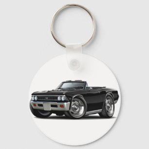 1966 Chevelle Black Convertible Key Ring