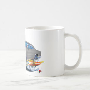1966 Chevelle Grey Car Coffee Mug