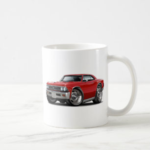 1966 Chevelle Red Car Coffee Mug