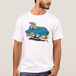 1966 Chevelle Teal Car T-Shirt