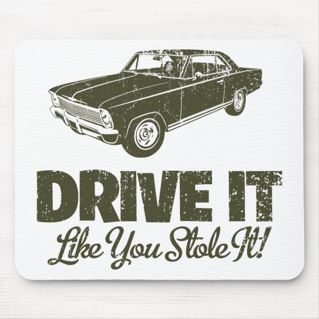 1966 Chevrolet Nova SS Mouse Mat (Front)