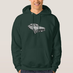 1966 Chevy Chevelle SS 396 Illustration Hoodie