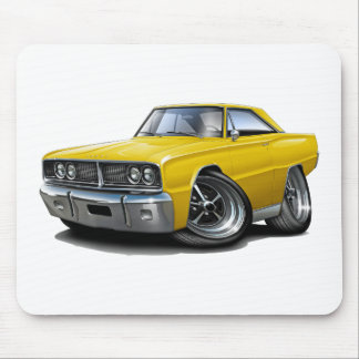 1966 Coronet Yellow Car Mouse Mat