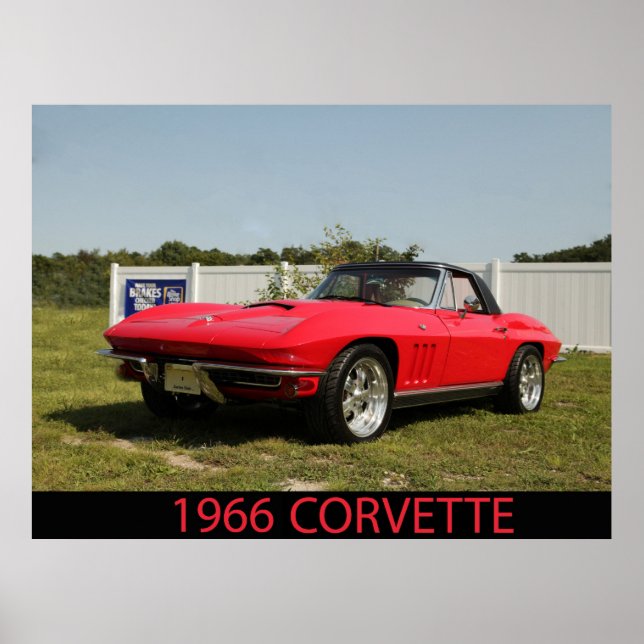 1966 Corvette Poster (Front)