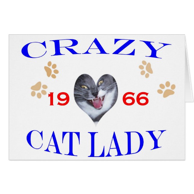 1966 Crazy Cat Lady (Front Horizontal)