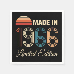 1966 Limited Edition 60th Birthday Napkin