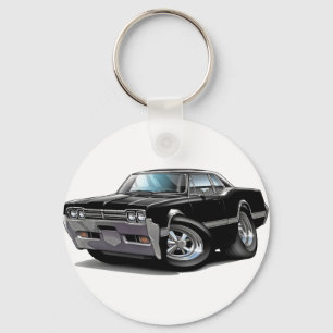 1966 Olds Cutlass Black Car Key Ring