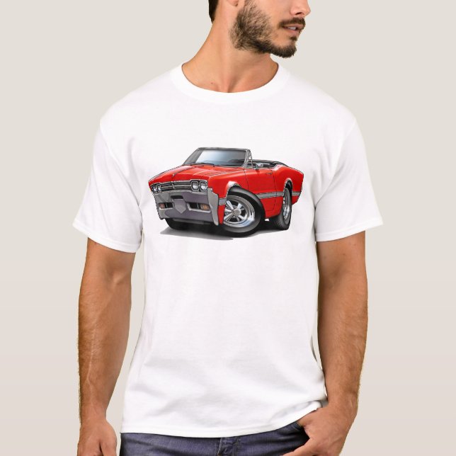 1966 Olds Cutlass Red Convertible T-Shirt (Front)