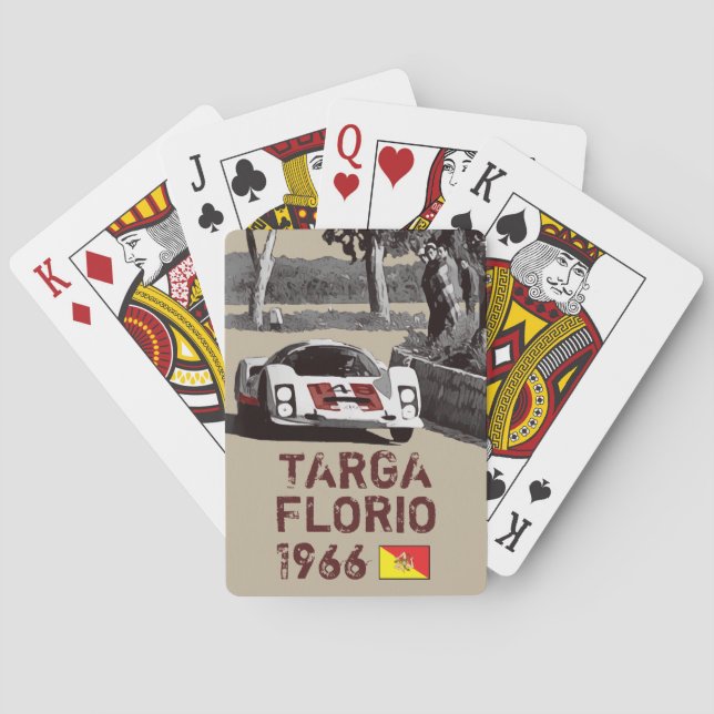 1966 RACING PLAYING CARDS (Back)