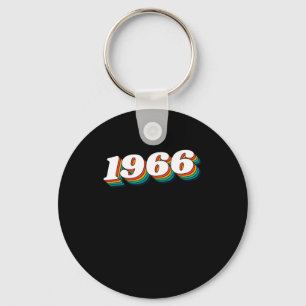 1966 Retro Label Key Ring