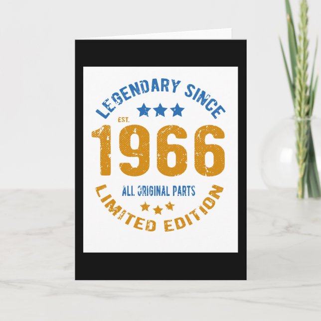 1966 Vintage Birthday Card (Front)