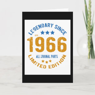 1966 Vintage Birthday Card