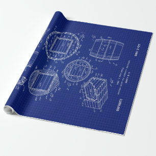 1966 Whiskey Container Art Wrapping Paper