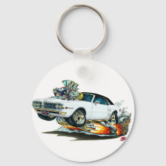 1967-68 Firebird White-Black Top Key Ring