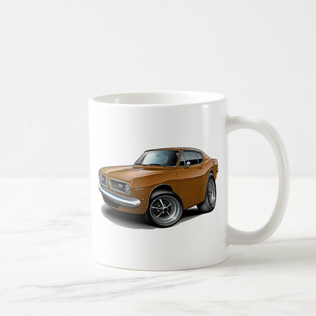 1967-69 Barracuda Brown Car Coffee Mug (Right)