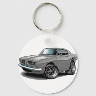1967-69 Barracuda Grey Car Key Ring