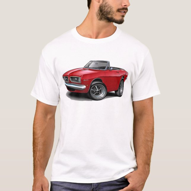 1967-69 Barracuda Red Convertible T-Shirt (Front)