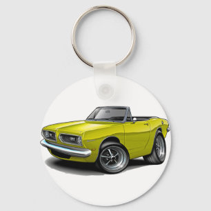 1967-69 Barracuda Yellow Convertible Key Ring