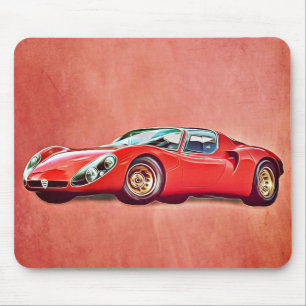 1967 Alfa Romeo 33 Stradale Mouse Mat