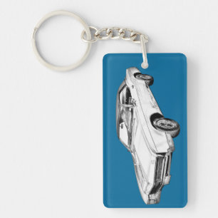 1967 Buick Riviera Illustration Key Ring