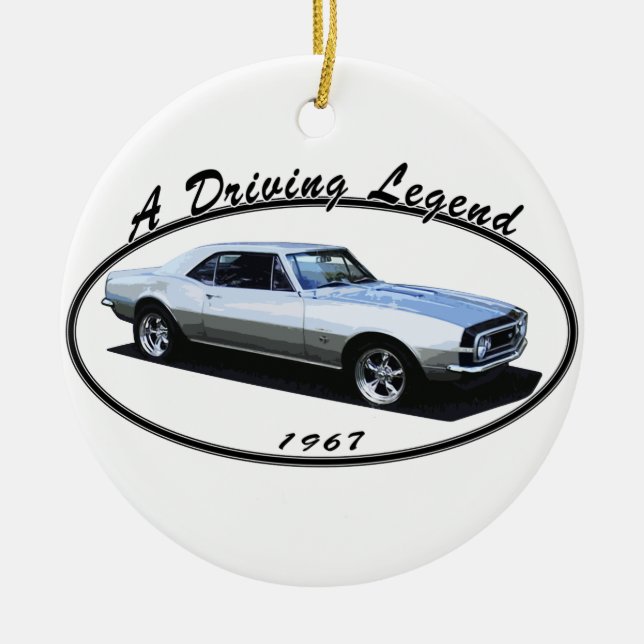 1967 CAMARO CERAMIC TREE DECORATION (Front)