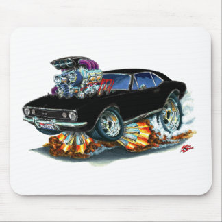 1967 Camaro SS Black Car Mouse Mat
