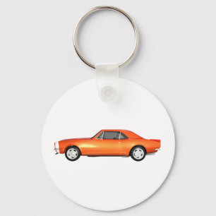 1967 Camaro SS: Orange Finish: 3D Model: Key Ring
