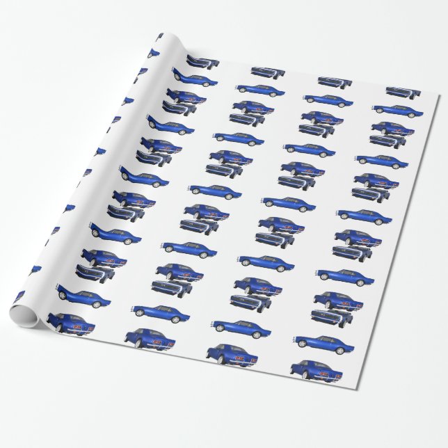 1967 Camaro SS: Wrapping Paper (Unrolled)