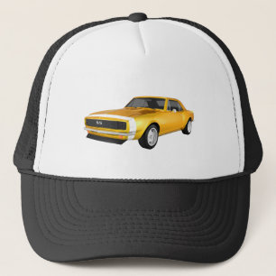 1967 Camaro SS: Yellow Finish: 3D Model: Trucker Hat