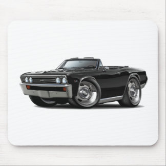 1967 Chevelle Black Convertible Mouse Mat