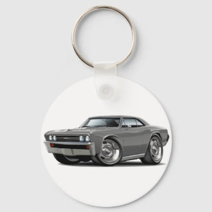 1967 Chevelle Grey Car Key Ring