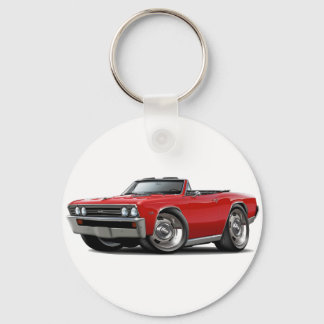 1967 Chevelle Red Convertible Key Ring