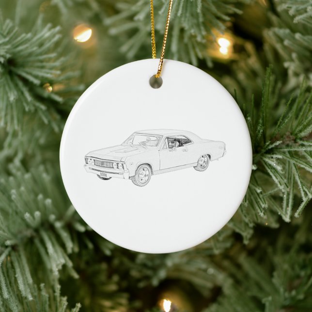 1967 Chevy Chevelle Ceramic Tree Decoration (Tree)