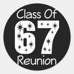 1967 Class Reunion Stickers