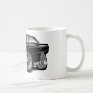 1967 Coronet RT Black Car Coffee Mug