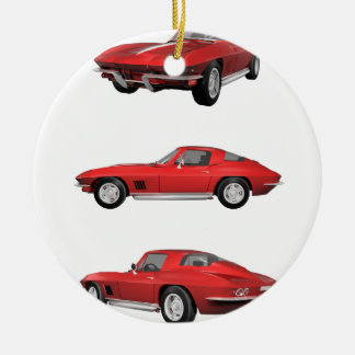 1967 Corvette C2 Ceramic Tree Decoration