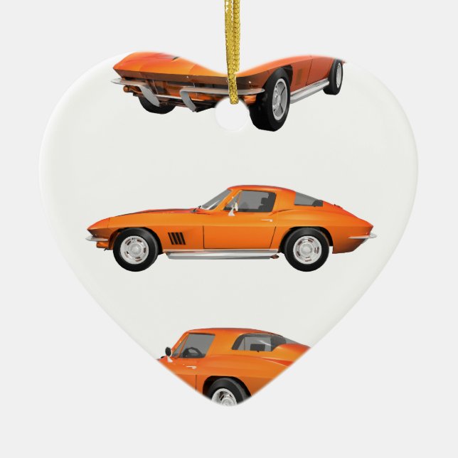1967 Corvette C2: Ceramic Tree Decoration (Front)