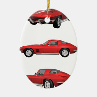 1967 Corvette C2 Ceramic Tree Decoration