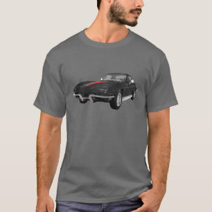 1967 Corvette Sports Car: Black Finish: T-Shirt