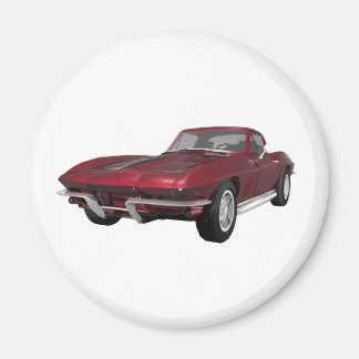 1967 Corvette: Sports Car: Candy Apple Finish: Magnet