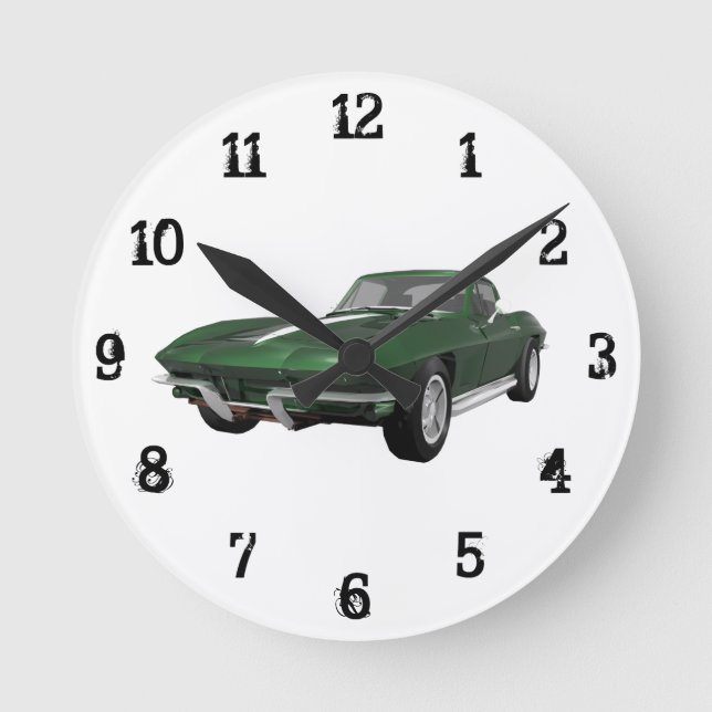 1967 Corvette: Wall Clock (Front)