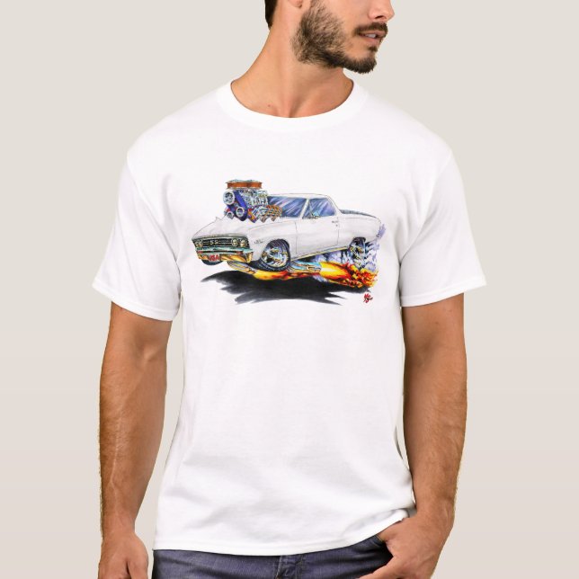 1967 El Camino White Truck T-Shirt (Front)