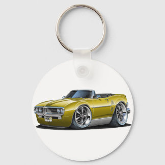 1967 Firebird Gold Convertible Key Ring