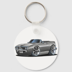 1967 Firebird Grey Convertible Key Ring