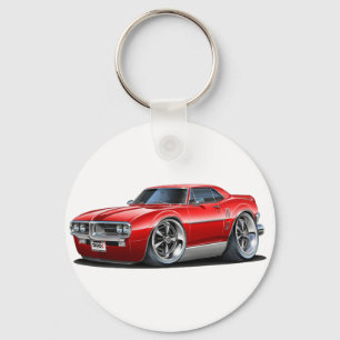 1967 Firebird Red Car Key Ring