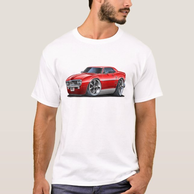 1967 Firebird Red Car T-Shirt (Front)