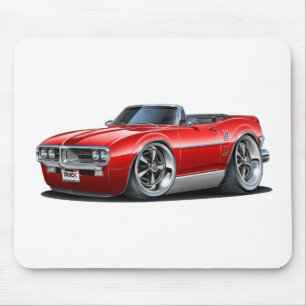 1967 Firebird Red Convertible Mouse Mat
